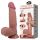 Dildo realistyczne Baile z przesuwaną skórą giętkie 22 cm przyssawka
