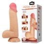 Dildo realistyczne Baile cieliste 21 cm z przesuwającą się skórą - 3