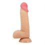 Dildo realistyczne Baile cieliste 21 cm z przesuwającą się skórą - 5