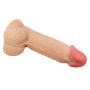 Dildo realistyczne Baile cieliste 21 cm z przesuwającą się skórą - 10