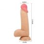 Dildo realistyczne Baile cieliste 21 cm z przesuwającą się skórą - 9