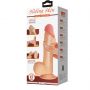 Dildo realistyczne Baile cieliste 21 cm z przesuwającą się skórą - 12