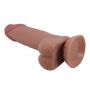 Dildo realistyczne Baile Sliding Skin 21 cm przyssawkowe giętkie TPR - 6