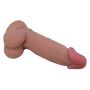 Dildo realistyczne Baile Sliding Skin 21 cm przyssawkowe giętkie TPR - 7