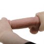 Dildo realistyczne Baile Sliding Skin 21 cm przyssawkowe giętkie TPR - 10