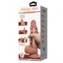 Dildo realistyczne Baile Sliding Skin 21 cm przyssawkowe giętkie TPR - 12