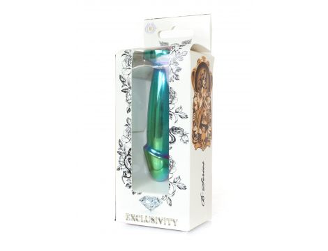 Stalowy korek analny penis z diamentem HeavyFun 10 cm - 6