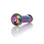 Stalowy korek analny penis z diamentem HeavyFun 10 cm - 5