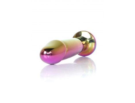 Stalowy korek analny penis z diamentem HeavyFun 12 cm - 3