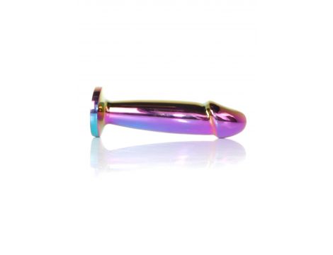 Stalowy korek analny penis z diamentem HeavyFun 12 cm - 4