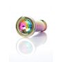 Stalowy korek analny penis z diamentem HeavyFun 12 cm - 2
