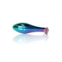 Korek analny stalowy z diamencikiem różowy M HeavyFun 9 cm - 5