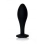 Korek analny silikonowy transparentny z diamentem L 10.5 cm - 6