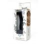 Korek analny silikonowy transparentny z diamentem L 10.5 cm - 7