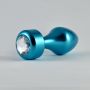 Korek analny aluminiowy Lovetoy niebieski - 3