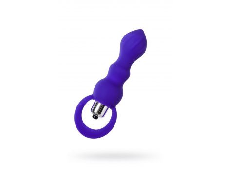 Korek analny wibrujący Curvy ToDo silikonowy fioletowy 14 cm