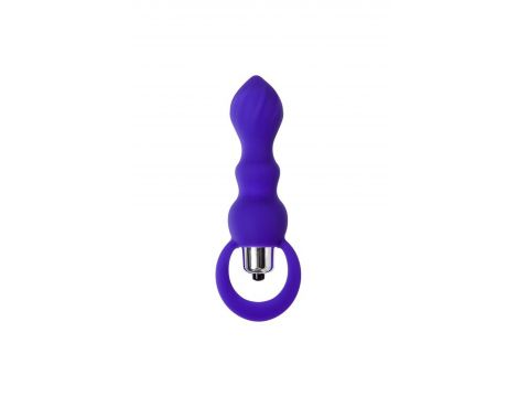 Korek analny wibrujący Curvy ToDo silikonowy fioletowy 14 cm - 2