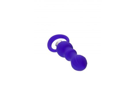 Korek analny wibrujący Curvy ToDo silikonowy fioletowy 14 cm - 4