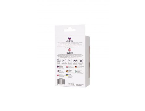 Korek analny wibrujący Curvy ToDo silikonowy fioletowy 14 cm - 8