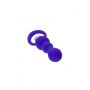 Korek analny wibrujący Curvy ToDo silikonowy fioletowy 14 cm - 5