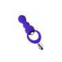 Korek analny wibrujący Curvy ToDo silikonowy fioletowy 14 cm - 6