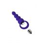 Korek analny silikonowy Twisty fioletowy 14 cm - 11