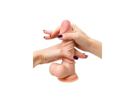 Realistyczne dildo My Babe My Treasure nude 18.5 cm - 10