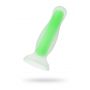Korek analny Mortimer Glow świecący w ciemności silikonowy 12,5 cm - 2