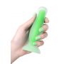 Korek analny Mortimer Glow świecący w ciemności silikonowy 12,5 cm - 6