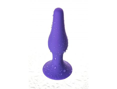 Korek analny silikonowy A Toys fioletowy - 9