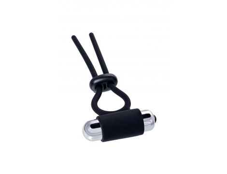 Lasso zaciskowe wibrujące A-Toys czarne silikonowe 14 cm - 3