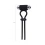 Lasso zaciskowe wibrujące A-Toys czarne silikonowe 14 cm - 8