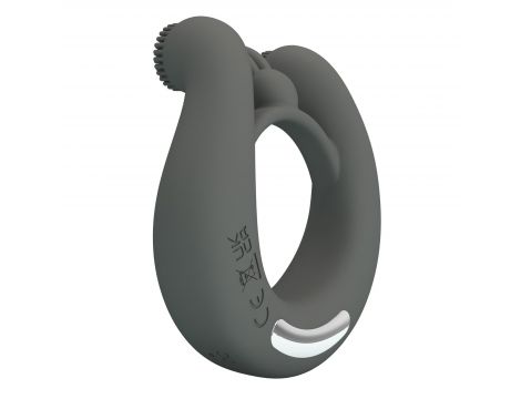 Pierścień wibrujący silikonowy Pretty Love Master Ring 12 trybów pamięci - 10