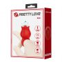 Pierścień wibrujący na palec JAE Pretty Love 10 trybów różany silikonowy - 12