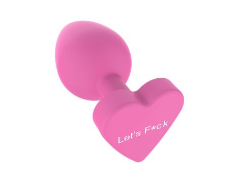 Korek analny silikonowy Lets Fuck ToyJoy różowy 8.5 cm - 15
