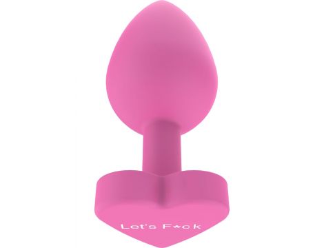 Korek analny silikonowy Lets Fuck ToyJoy różowy 8.5 cm - 17