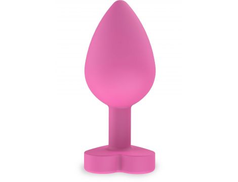 Korek analny silikonowy Lets Fuck ToyJoy różowy 8.5 cm - 3