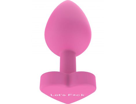 Korek analny silikonowy Lets Fuck ToyJoy różowy 8.5 cm - 6