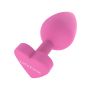 Korek analny silikonowy Lets Fuck ToyJoy różowy 8.5 cm - 17