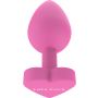 Korek analny silikonowy Lets Fuck ToyJoy różowy 8.5 cm - 7