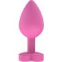 Korek analny silikonowy Lets Fuck ToyJoy różowy 8.5 cm - 9