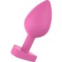 Korek analny silikonowy Lets Fuck ToyJoy różowy 8.5 cm - 10