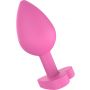 Korek analny silikonowy Lets Fuck ToyJoy różowy 8.5 cm - 12