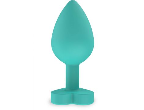 Korek analny silikonowy Twój tyłek jest mój ToyJoy zielony 8.5 cm - 14