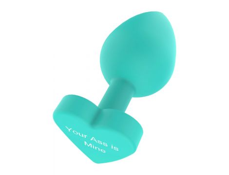 Korek analny silikonowy Twój tyłek jest mój ToyJoy zielony 8.5 cm - 15