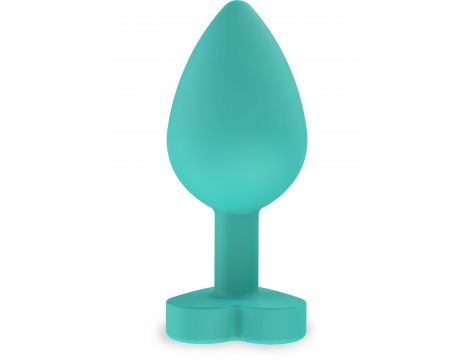 Korek analny silikonowy Twój tyłek jest mój ToyJoy zielony 8.5 cm - 3