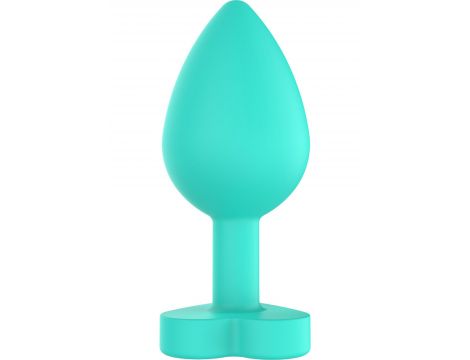 Korek analny silikonowy Twój tyłek jest mój ToyJoy zielony 8.5 cm - 7