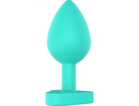 Korek analny silikonowy Twój tyłek jest mój ToyJoy zielony 8.5 cm - 8