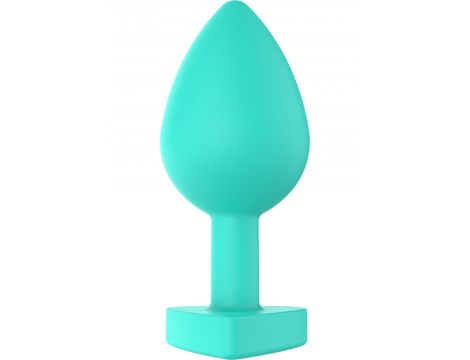 Korek analny silikonowy Twój tyłek jest mój ToyJoy zielony 8.5 cm - 9