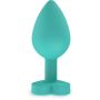 Korek analny silikonowy Twój tyłek jest mój ToyJoy zielony 8.5 cm - 15